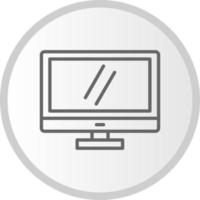 Monitor Display Vector Icon