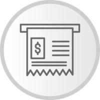 Receipt Vector Icon