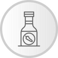 Sauce Bottle Vector Icon