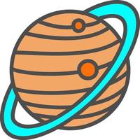 Saturn Vector Icon