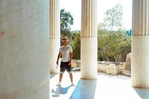 guy in the Museum of ancient Greece photo