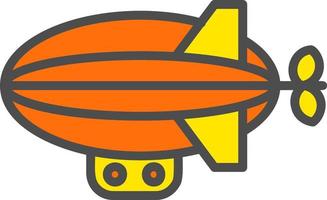 Zeppelin Vector Icon