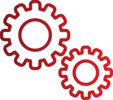 Gears Vector Icon