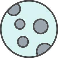 Moon Surface Vector Icon
