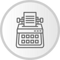 Typewriter Vector Icon