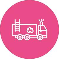 Fire Truck Vector Icon