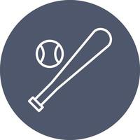 icono de vector de béisbol