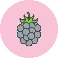 Blackberry Vector Icon