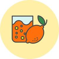 Lemon Juice Vector Icon