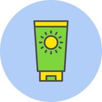 Sunscreen Vector Icon