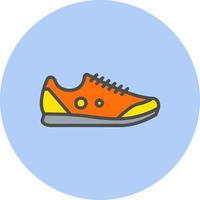 icono de vector de zapatillas