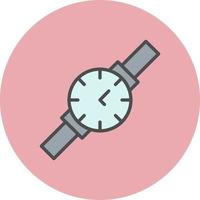 reloj, vector, icono vector