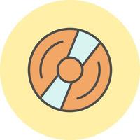 Compact disk Vector Icon