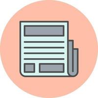 Newspaper Vector Icon