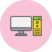 Computer Vector Icon