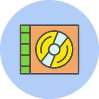 Compact Disk Vector Icon