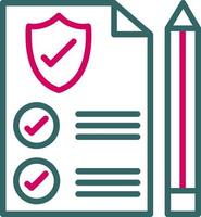 Insurance Policy Vector Icon