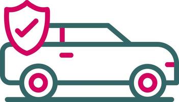 Car Insurance Vector Icon