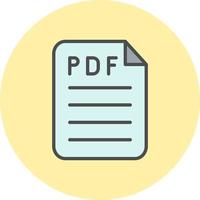 Pdf Vector Icon