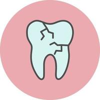 Demage Tooth Vector Icon