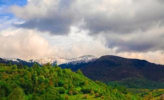 beautiful mountain landscape daytime photo