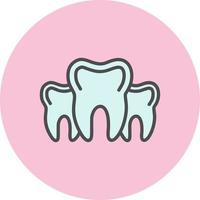 Multiple Tooth Vector Icon