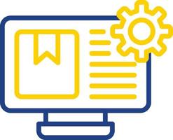 Content Management System Vector Icon Design