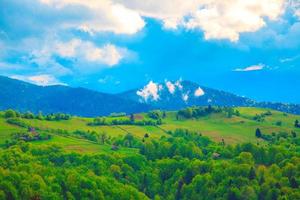 beautiful mountains landscape photo