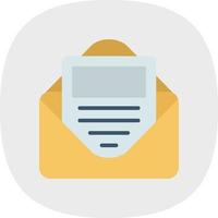 E Newsletter Vector Icon Design