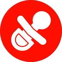 Pacifier Vector Icon Design