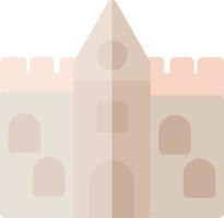 diseño de icono de vector de castillo