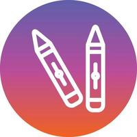 diseño de icono de vector de crayones