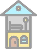 Dolls House Vector Icon Design