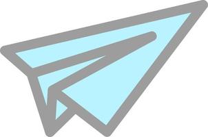 Paper Plane Vector Icon Design