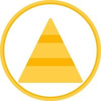 Pyramid Vector Icon Design