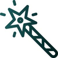 Magic Wand Vector Icon Design