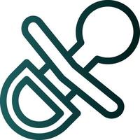 Pacifier Vector Icon Design