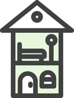 Dolls House Vector Icon Design