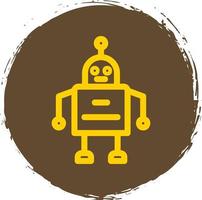 diseño de icono de vector de robot