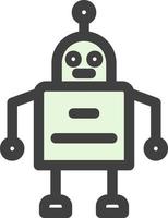 Robot Vector Icon Design