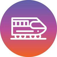 diseño de icono de vector de tren