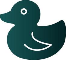 Rubber Duck Vector Icon Design