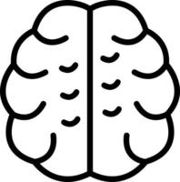 diseño de icono de vector de cerebro