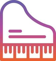 Piano Vector Icon Design