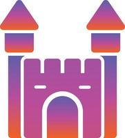 Bouncy Castle Vector Icon Design