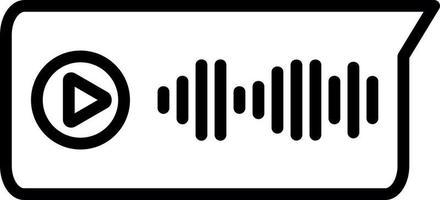 Voice Message Vector Icon Design