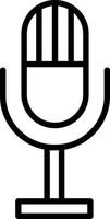 Podcast Vector Icon Design