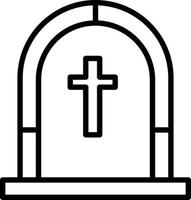 Funeral Vector Icon Design