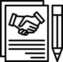 Agreement Vector Icon Design