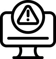 diseño de icono de vector de alerta